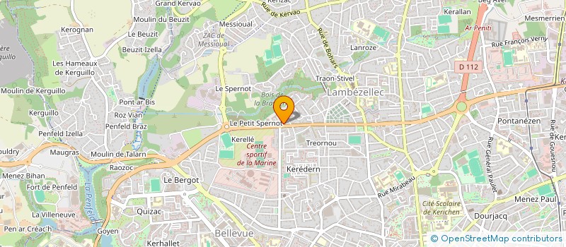 localisation de l'entreprise ASS AMICALE CULTURELLE ET SPORTIVE à BREST
