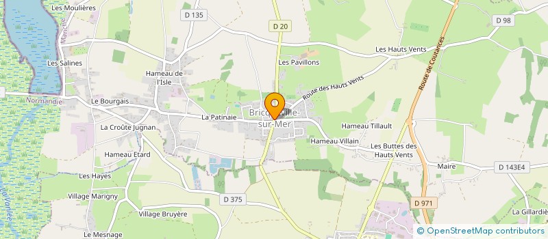 localisation de l'entreprise ASS AMICALE CYCLISTE CANBERNON BREHAL  BREHAL