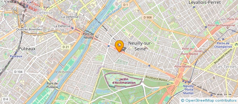 localisation de l'entreprise ASS AMICALE CYCLO TOURISTE BANLIEUE OUE à NEUILLY-SUR-SEINE