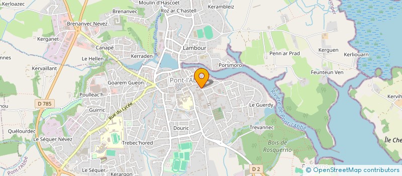 localisation de l'entreprise ASS AMICALE D ENTRAIDE SAINT GABRIEL à PONT-L'ABBE