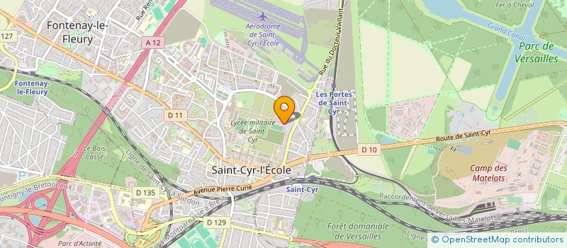 localisation de l'entreprise ASS  AMICALE DE L'ECOLE D'ANESTHESIE DU à SAINT-CYR-L'ECOLE