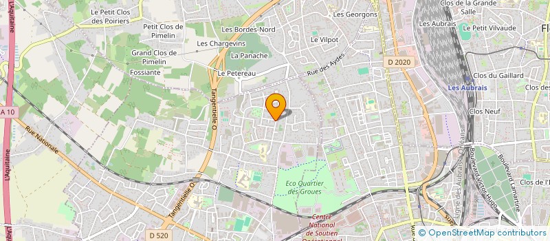 localisation de l'entreprise ASS AMICALE DE LA FETE ET DES LOISIRS à SAINT-JEAN-DE-LA-RUELLE
