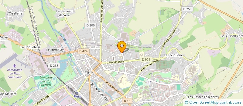 localisation de l'entreprise ASS AMICALE DE LA POLICE DE FLERS à FLERS