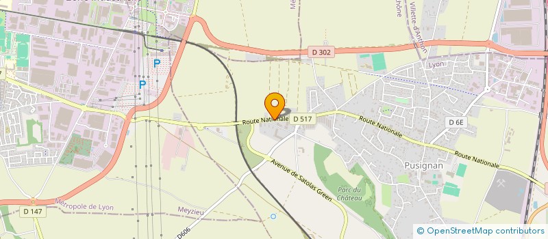 localisation de l'entreprise ASS  AMICALE DE NEUENGAMME RHONE ALPES  PUSIGNAN