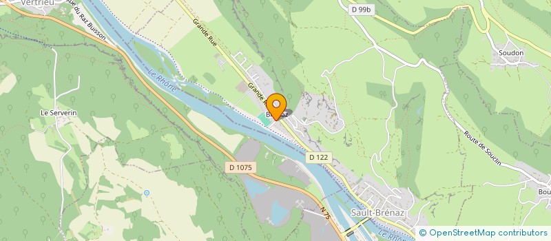 localisation de l'entreprise ASS AMICALE DE PETANQUE  SAULT-BRENAZ