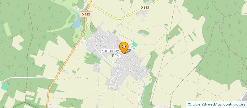 localisation de l'entreprise ASS AMICALE DES ANCIENS COMBATTANTS  FONTENAY-SAINT-PERE