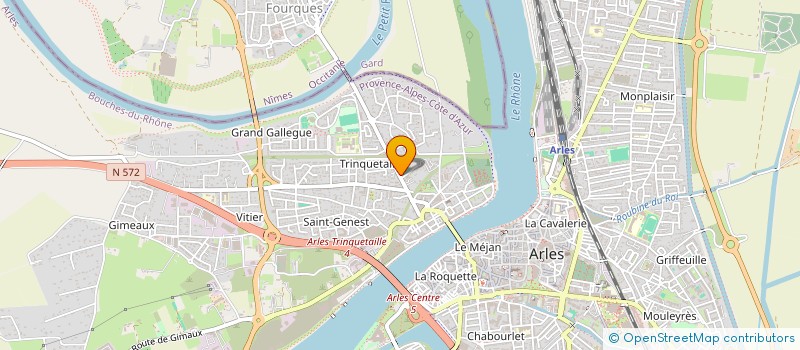 localisation de l'entreprise ASS AMICALE DES ANCIENS COMBATTANTS ET MUTILES DE GUERRE DE LA COMMUNE D ARLES à ARLES