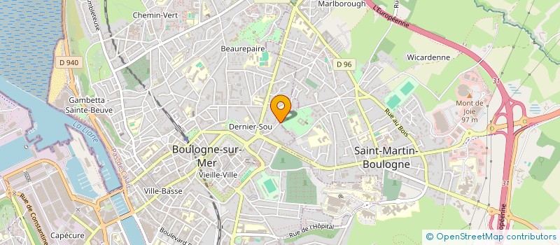 localisation de l'entreprise ASS AMICALE DES ANCIENS ELEVES DE L ECOLE EURVIN à BOULOGNE-SUR-MER