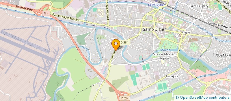 localisation de l'entreprise ASS AMICALE DES ARBITRES DE HAUTE MARNE à SAINT-DIZIER