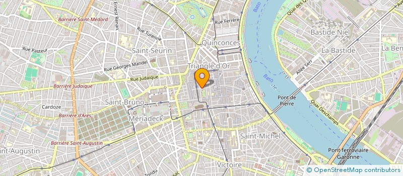 localisation de l'entreprise ASS  AMICALE DES CADRES DU GAZ DE BORDEA  BORDEAUX