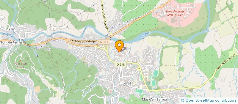 localisation de l'entreprise ASS AMICALE DES CHASSEURS DE SANGLIER à CERET