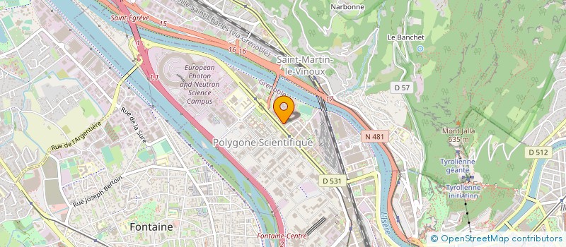 localisation de l'entreprise ASS AMICALE DES CHASSEURS REG HYDRO ALPE à GRENOBLE