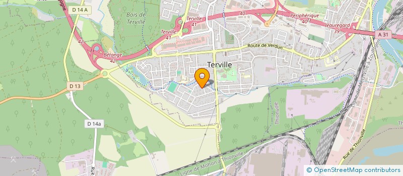 localisation de l'entreprise ASS AMICALE DES CITES DE TERVILLE à TERVILLE
