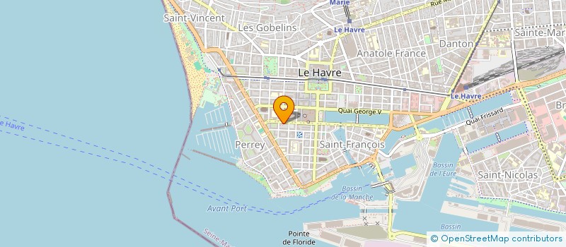 localisation de l'entreprise ASS  AMICALE DES COLS BLEUS HAVRE à LE HAVRE