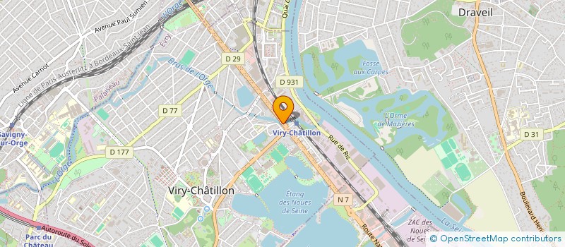 localisation de l'entreprise ASS AMICALE DES HAITANTS DE VIRY II à VIRY-CHATILLON
