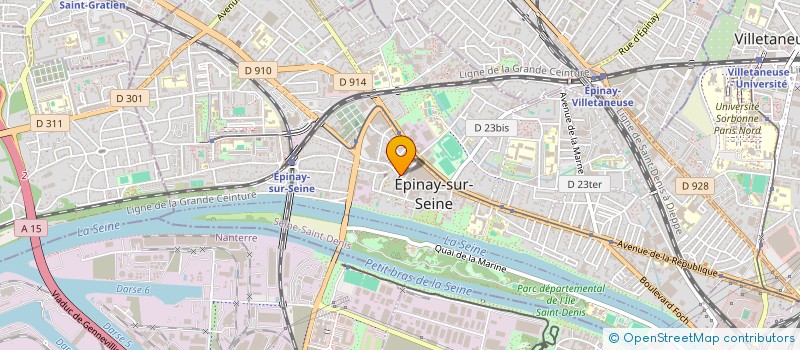 localisation de l'entreprise ASS AMICALE DES JEUNES DU BAS CONGO à EPINAY-SUR-SEINE