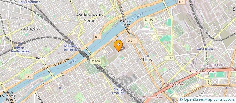 localisation de l'entreprise ASS AMICALE DES LOCATAIRES à CLICHY