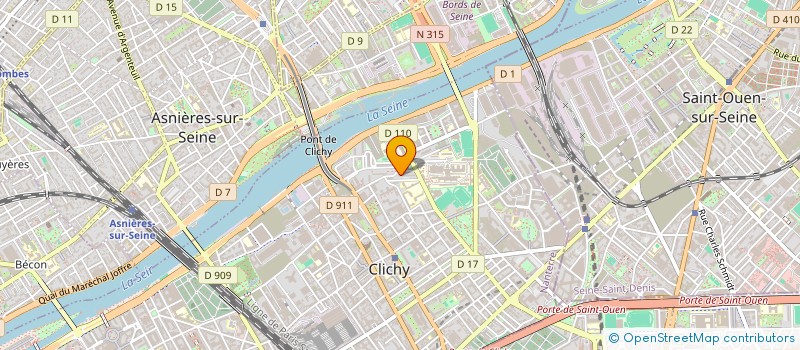 localisation de l'entreprise ASS AMICALE DES LOCATAIRES à CLICHY
