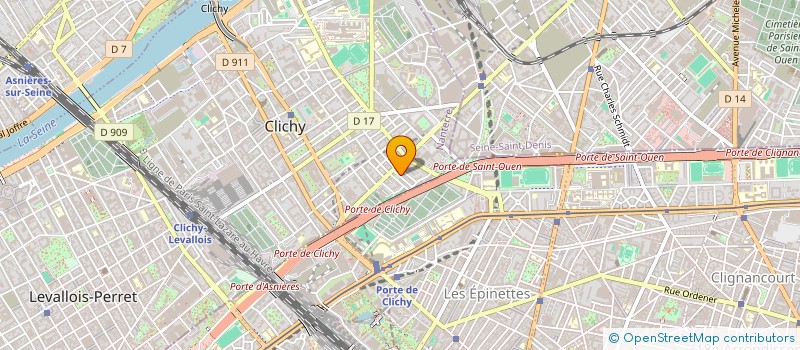 localisation de l'entreprise ASS AMICALE DES LOCATAIRES à CLICHY