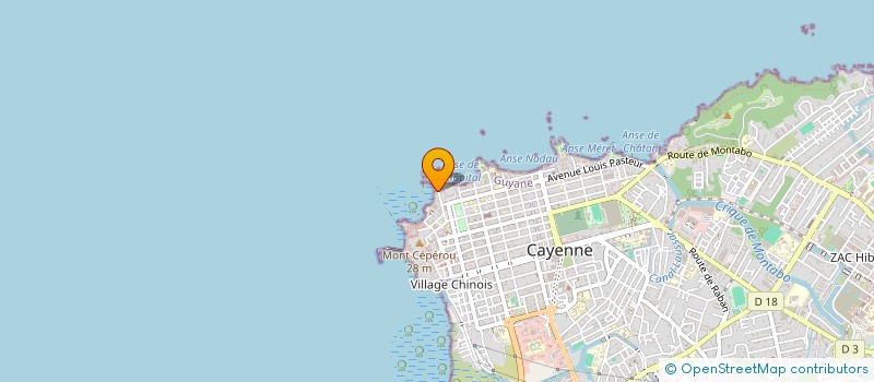 localisation de l'entreprise ASS AMICALE DES POSTIERS DE GUYANE  CAYENNE