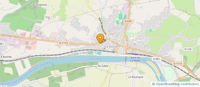 localisation de l'entreprise ASS AMICALE DES RESIDENTS ET HOSPITALIS à LA REOLE