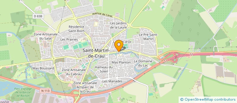 localisation de l'entreprise ASS AMICALE DES SAPEURS POMPIERS DE SMC à SAINT-MARTIN-DE-CRAU