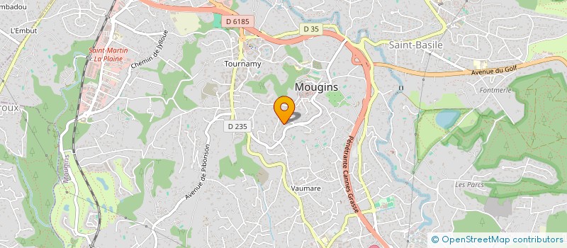 localisation de l'entreprise ASS  AMICALE DES TRADITIONS MOUGINOISES  MOUGINS