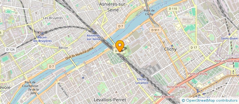 localisation de l'entreprise ASS AMICALE DU BAC D'ASNIERES à CLICHY