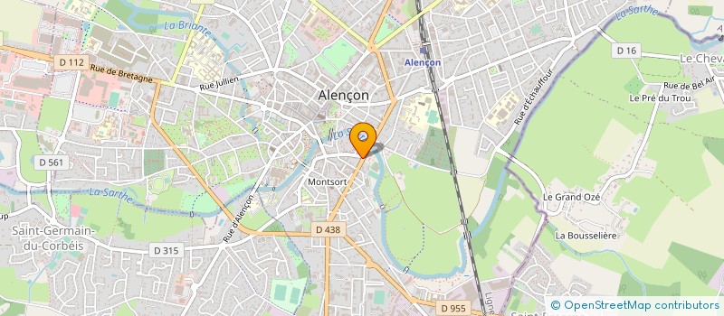 localisation de l'entreprise ASS AMICALE DU PERSONNEL MUNICIPALE à ALENCON