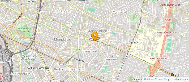 localisation de l'entreprise ASS AMICALE ETUDIANTS EN PHARMACIE LYON à LYON