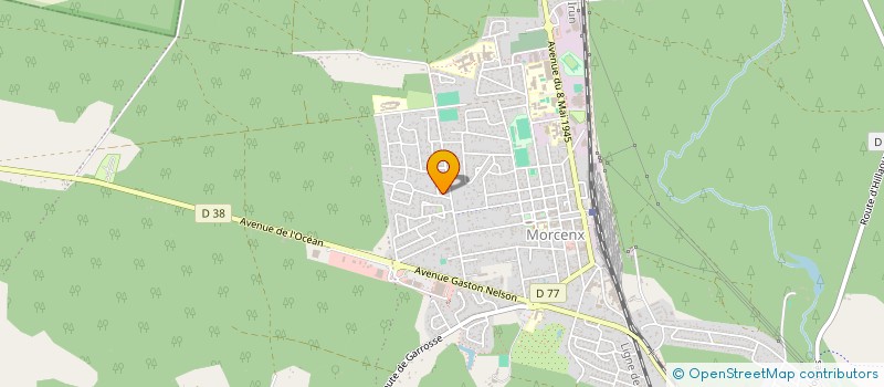 localisation de l'entreprise ASS AMICALE LAIQUE à MORCENX-LA-NOUVELLE