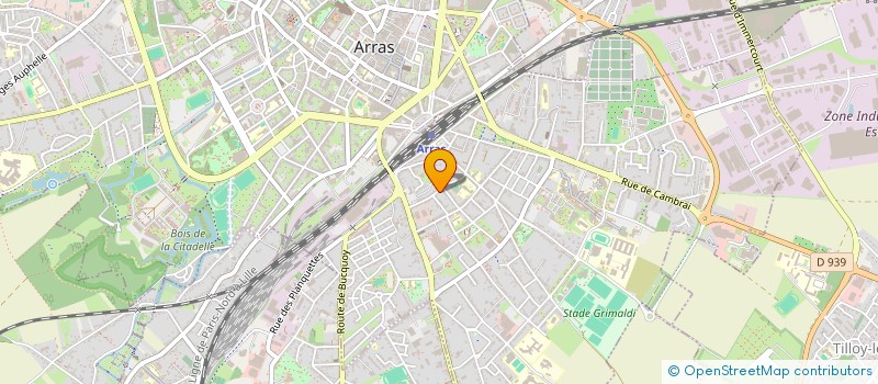 localisation de l'entreprise ASS AMICALE LAIQUE CURRIE ARRAS à ARRAS