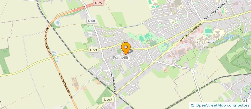 localisation de l'entreprise ASS AMICALE LAIQUE  DAINVILLE CENTRE  DAINVILLE