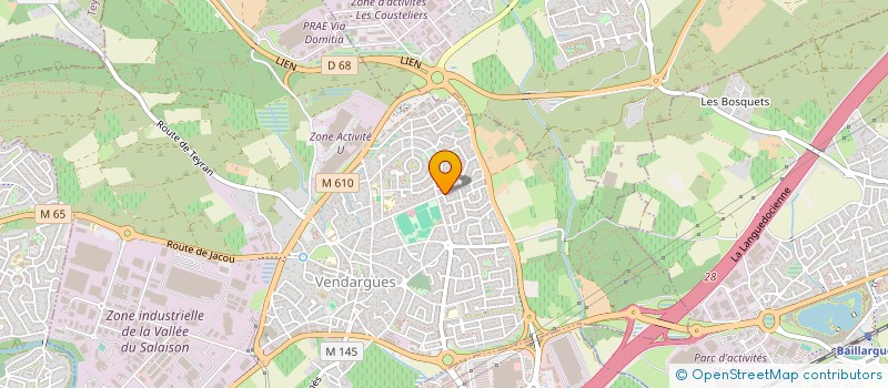 localisation de l'entreprise ASS  AMICALE LAIQUE DES PARENTS D ELEVES à VENDARGUES