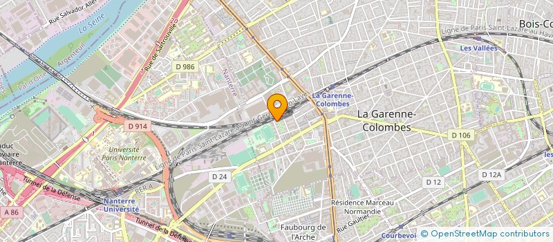 localisation de l'entreprise ASS AMICALE LOCATAIRES SABLIERE G.COLOM à LA GARENNE-COLOMBES