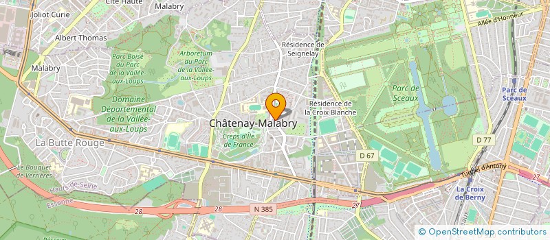 localisation de l'entreprise ASS  AMICALE LOCATAIRES VOLTAIRE III  CHATENAY-MALABRY