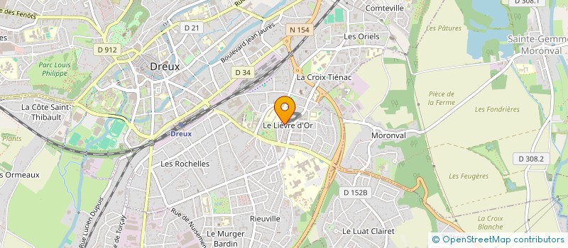 localisation de l'entreprise ASS AMICALE PARENTS ELEVES à DREUX