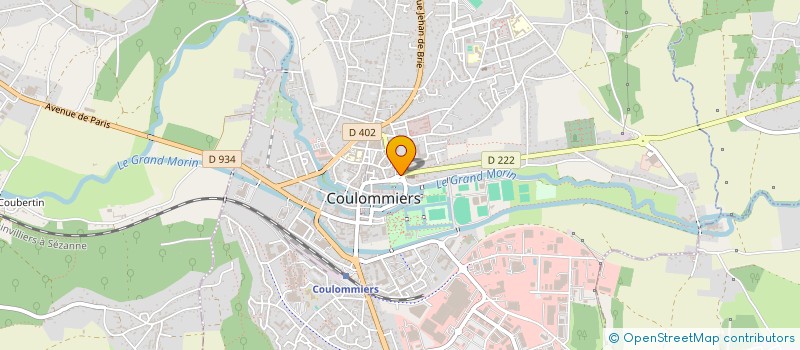 localisation de l'entreprise ASS AMICALE PERSONNEL COMMISSARIAT POLIC à COULOMMIERS
