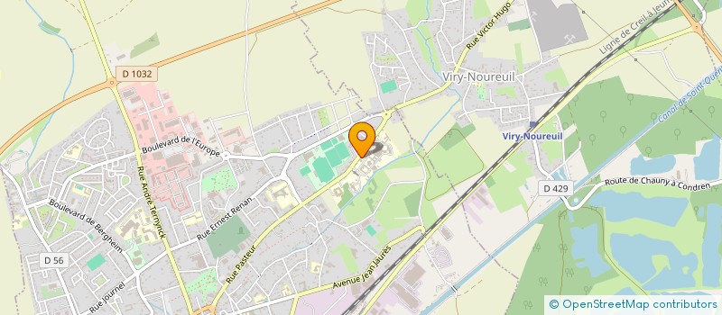 localisation de l'entreprise ASS AMICALE PERSONNEL HOPITAL HOSPICE à CHAUNY