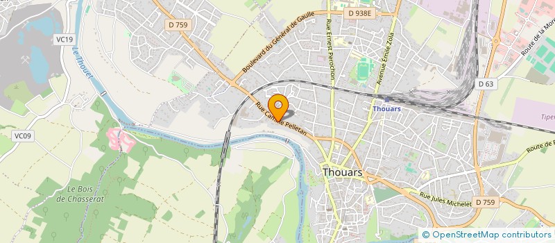 localisation de l'entreprise ASS AMICALE PERSONNEL POLICE THOUARSAIS à THOUARS