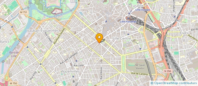 localisation de l'entreprise ASS AMICALE PILOTES PTT DU NORD à LILLE