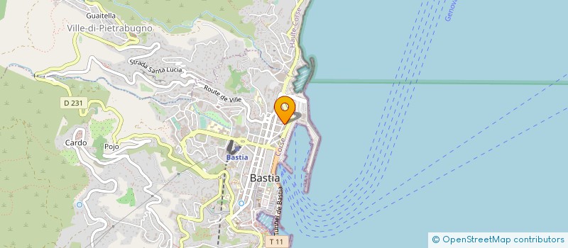 localisation de l'entreprise ASS AMICALE POLICE BASTIAISE à BASTIA