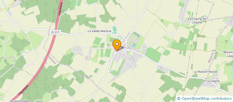 localisation de l'entreprise ASS AMICALE POST SCOLAIRE DE MAZERAY  MAZERAY