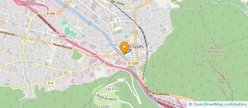 localisation de l'entreprise ASS AMICALE REUNIONNAISE à CLUSES