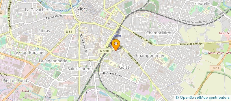 localisation de l'entreprise ASS AMICALE RHUMATOLOGUES LIBERAUX à NIORT