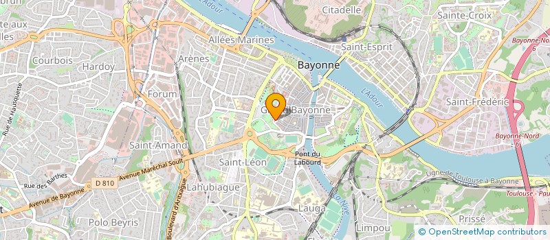 localisation de l'entreprise ASS AMICALE SAINT LEON à BAYONNE