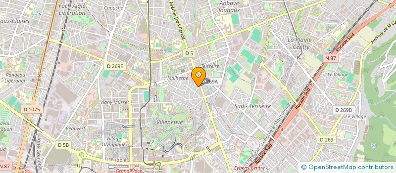localisation de l'entreprise ASS  AMICALE SAL ANCIEN SAL NEYRTEC ASAS  GRENOBLE