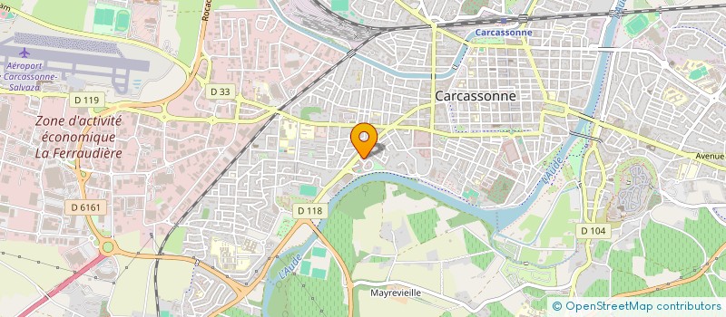 localisation de l'entreprise ASS. AMICALE SAPEURS POMPIERS à CARCASSONNE