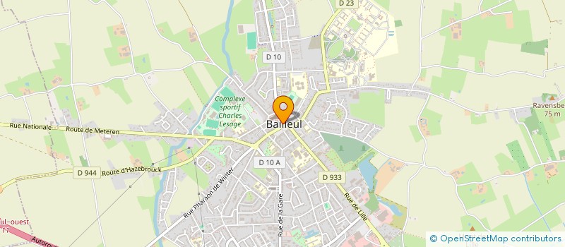localisation de l'entreprise ASS AMICALE SAPEURS POMPIERS à BAILLEUL