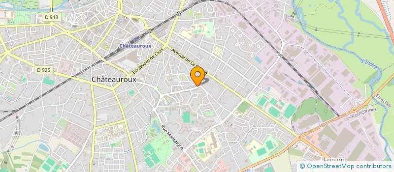 localisation de l'entreprise ASS AMICALE TRAVAILLEURS ET COMM MAROCA à CHATEAUROUX